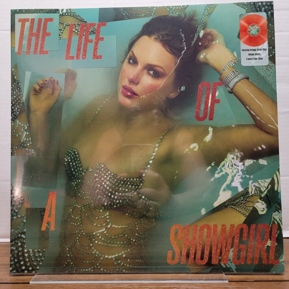 VINYL Taylor Swift: The Life Of A Showgirl - Orange Glitter LP NEW / SEALED